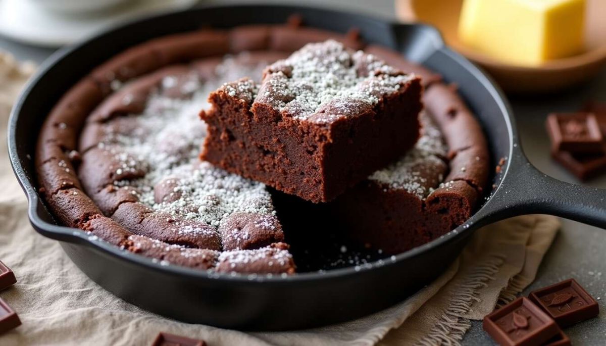 L'art du brownie à la poêle : une délicieuse simplicité