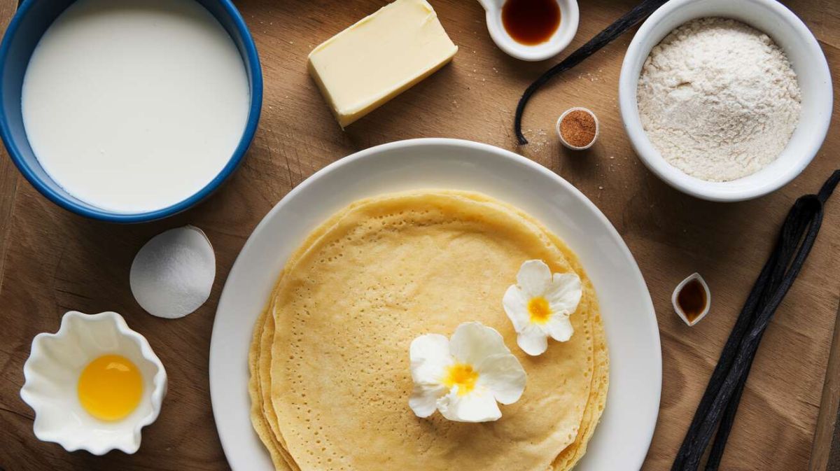 La recette express de crêpes à la manière de Julie Andrieu
