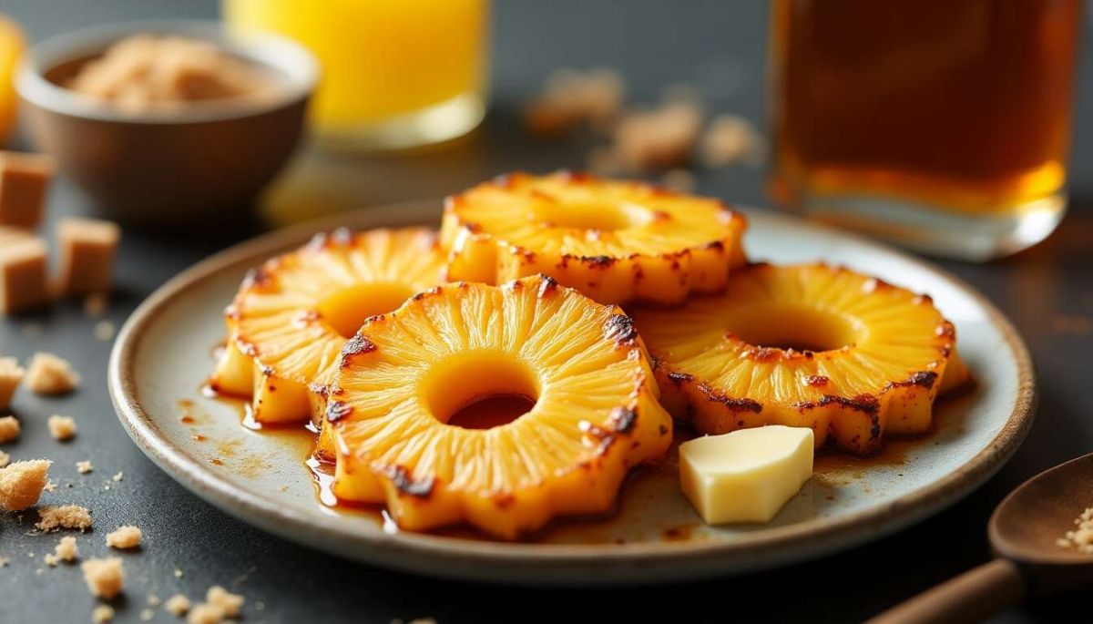L'ananas flambé au rhum : un dessert spectaculaire à découvrir