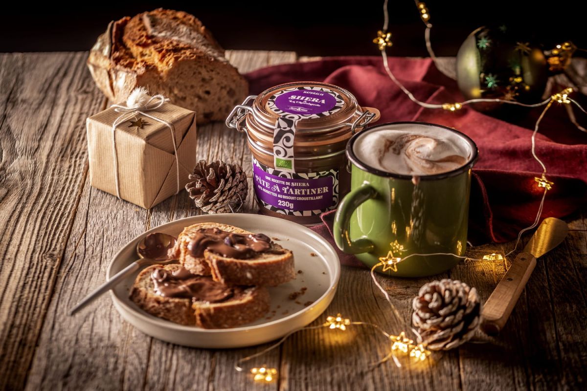 Naturalia et Shera dévoilent une pâte à tartiner gourmande pour les fêtes