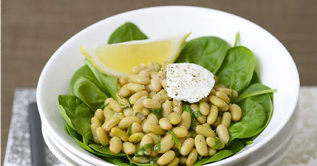 Salade chaude de flageolets aux épices