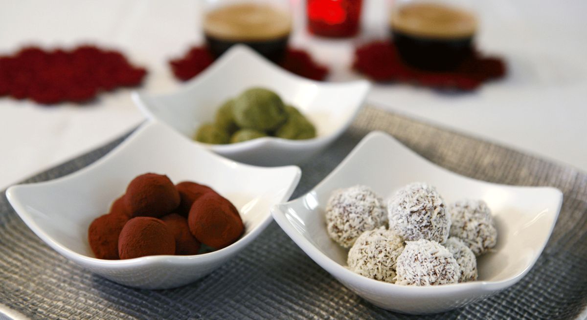 Truffes multicolores : une touche festive