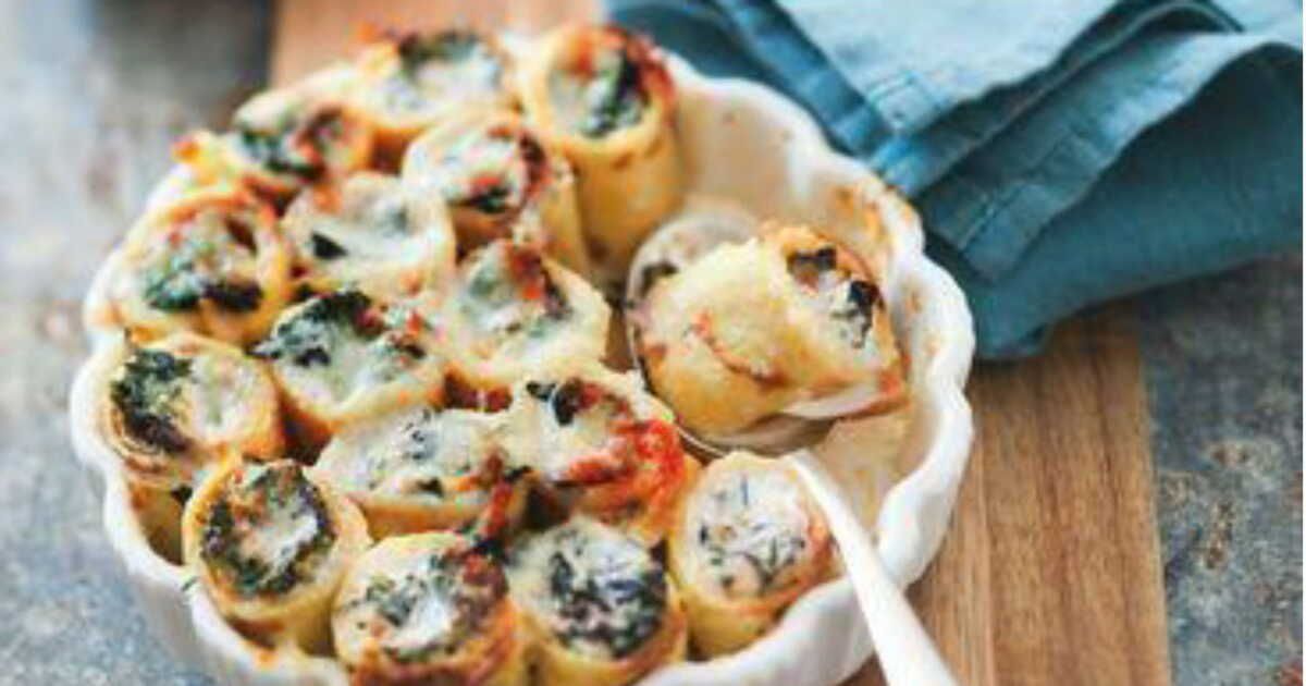 Un gratin de crêpes à la ricotta et aux épinards : un délice à découvrir