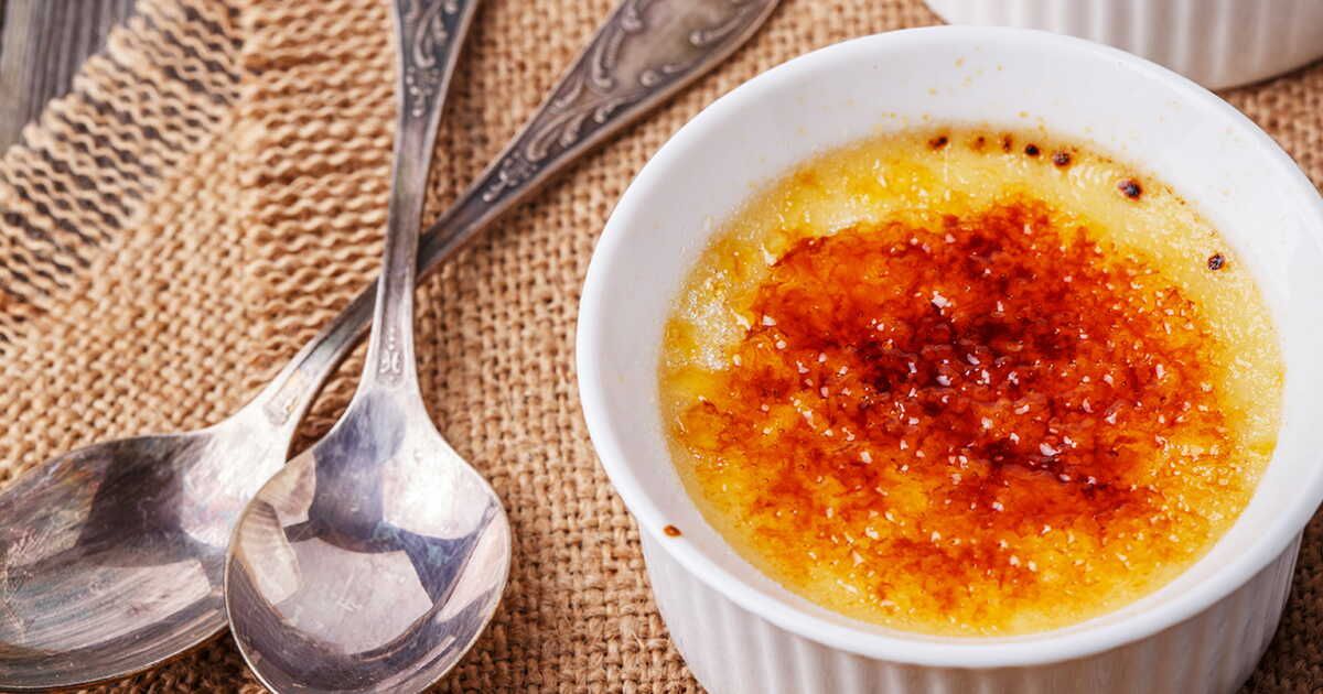 un dessert de noël rapide : la crème brûlée à l’ananas de cyril lignac