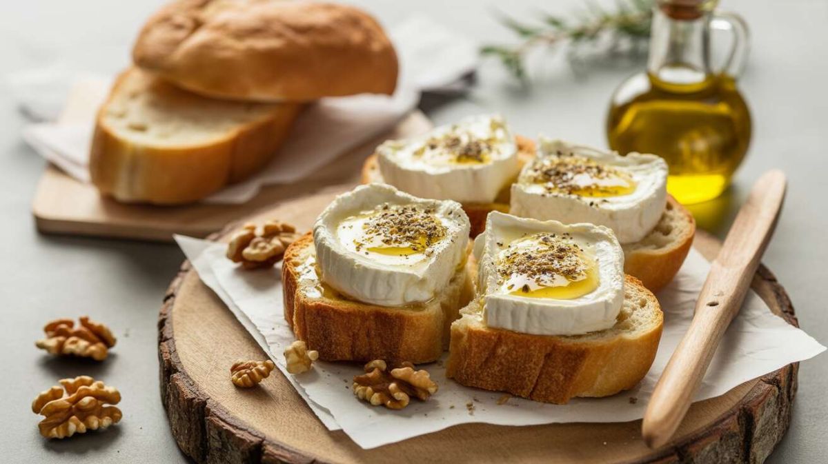 Des tartines au chèvre chaud, un régal express à savourer
