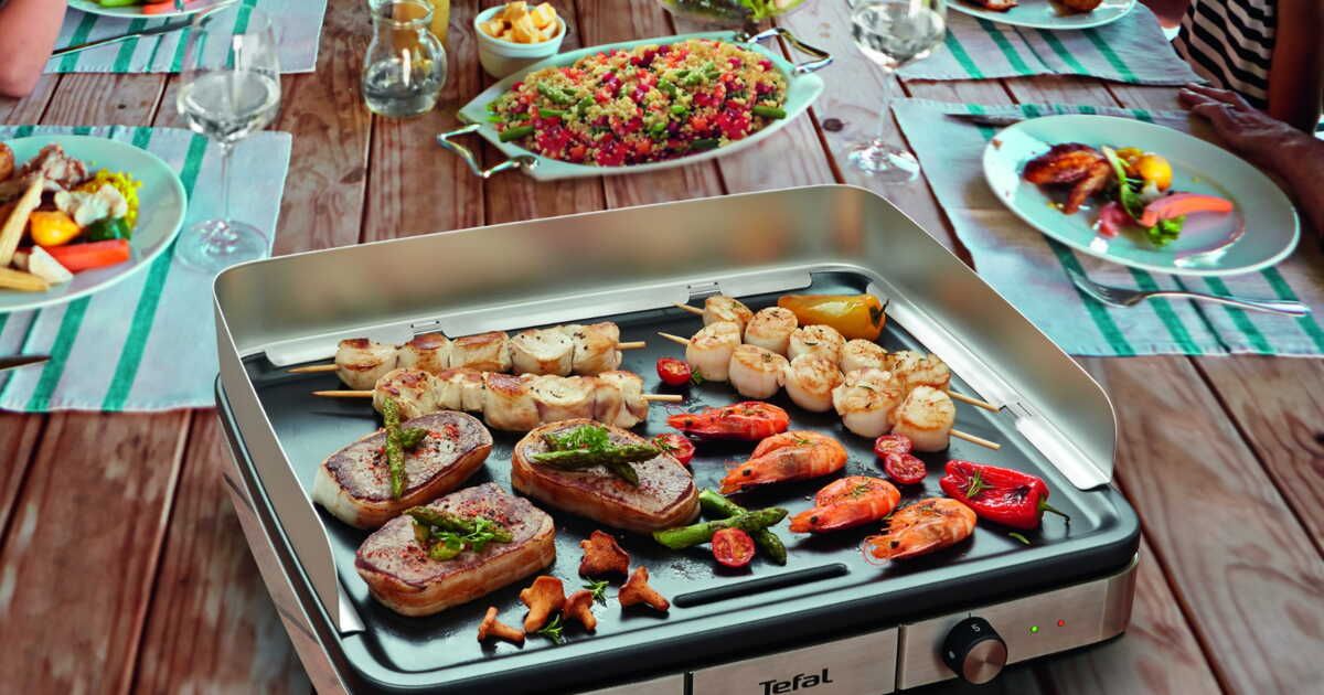 la plancha électrique tefal xxl à prix mini pour vos barbecues d’été