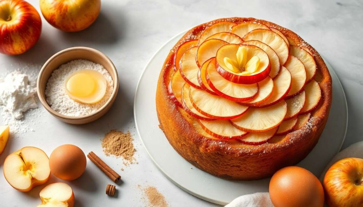 Gâteau invisible aux pommes : un délice léger et surprenant