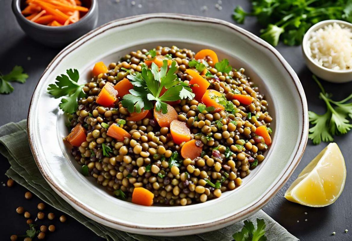 Une salade de lentilles savoureuse et saine pour ravir vos papilles