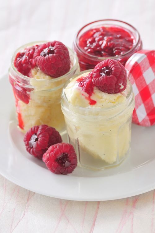 Une douceur fruitée : chaud-froid framboise et confiture maison