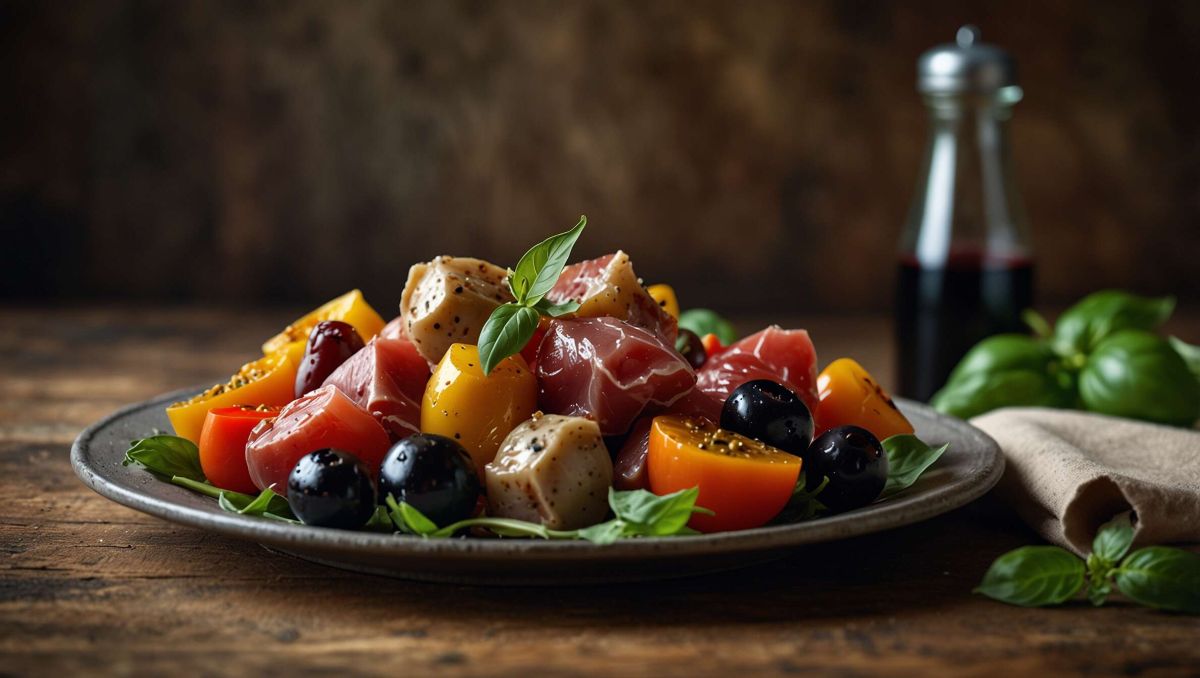 Un antipasti italien facile à préparer pour vos apéritifs