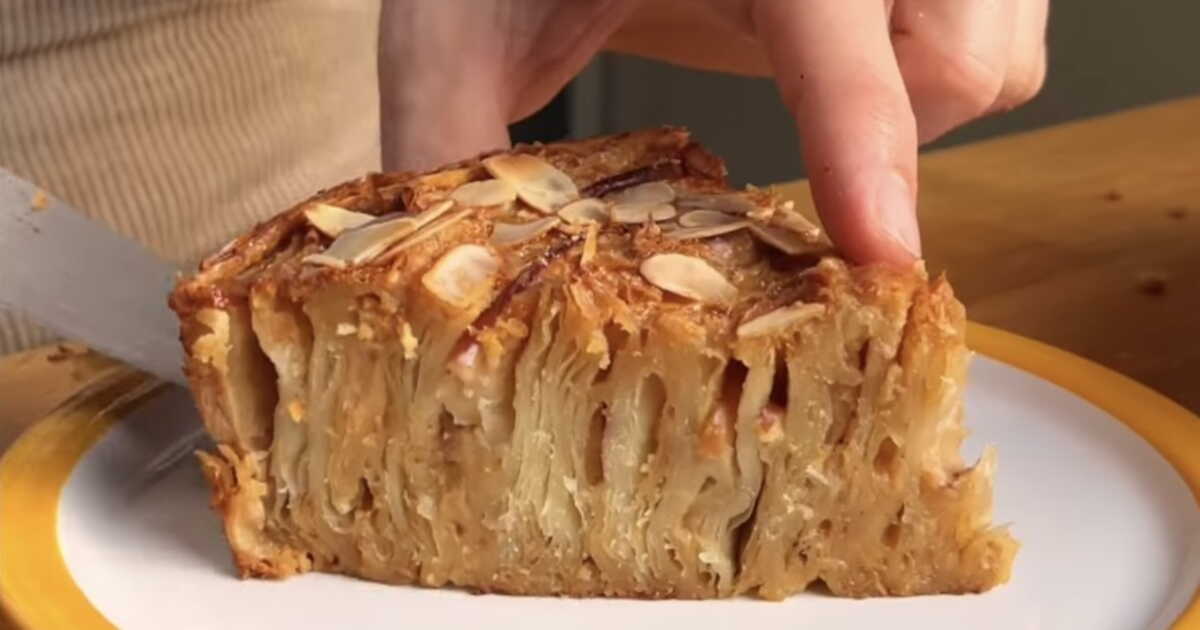 Un crinkle cake aux pommes qui va vous faire fondre de plaisir