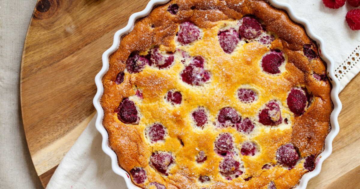 Le clafoutis aux framboises : un plaisir sans culpabilité