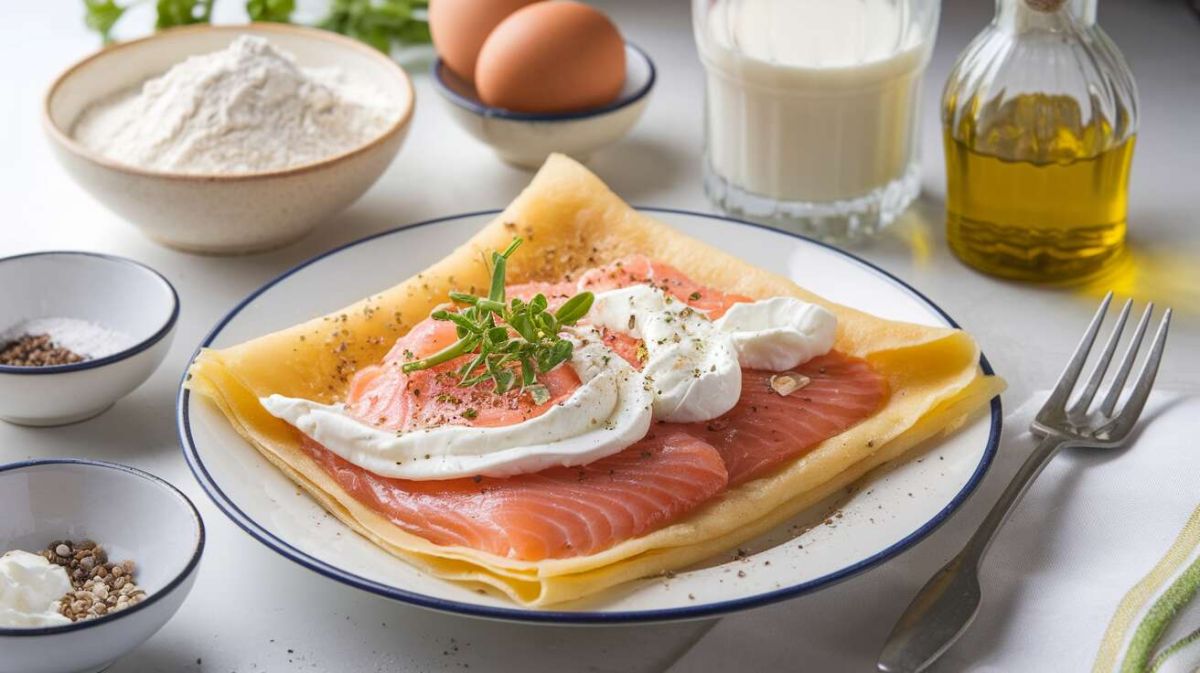 Des crêpes légères au saumon gravlax qui raviront vos convives