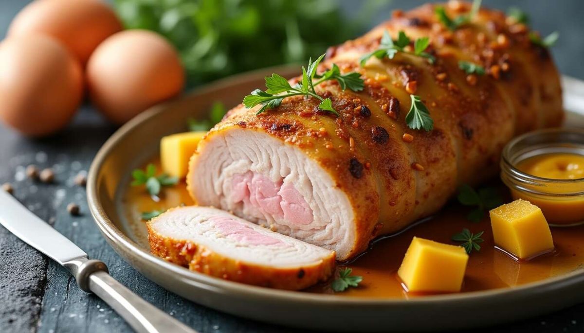 Un délice de filet mignon rôti à la moutarde, facile à réaliser