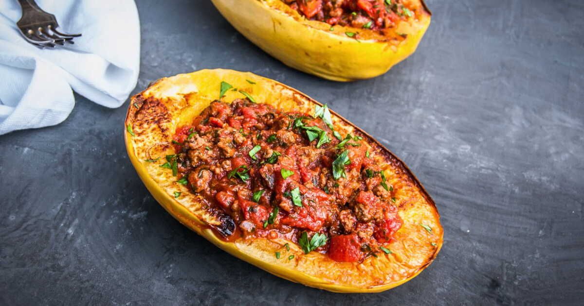 la courge spaghetti à la bolognaise, un régal léger pour l'automne