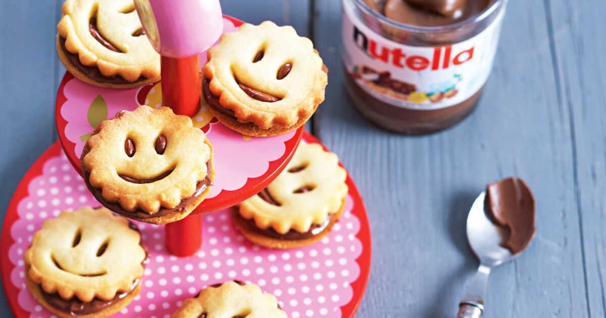 Biscuits Smileys au Nutella