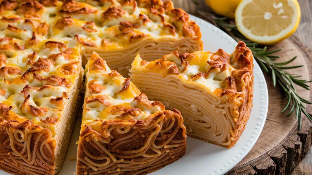 Cake de spaghettis façon carbonara : une recette gourmande à partager