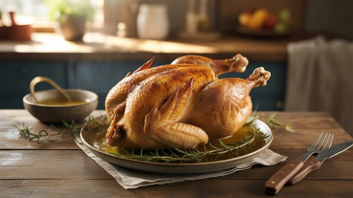 Le secret d'un poulet rôti juteux même en été